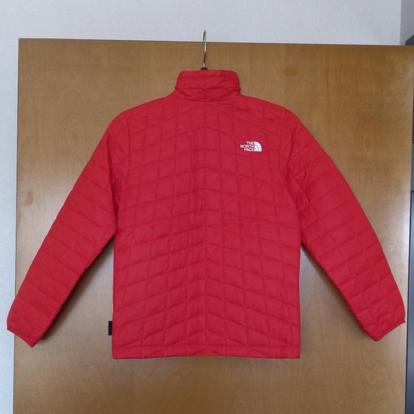 🆕The North Face Youth Thermoball Eco Lightweight Jacket, SM, LG - Usa Red, NWT - Picture 2 of 7